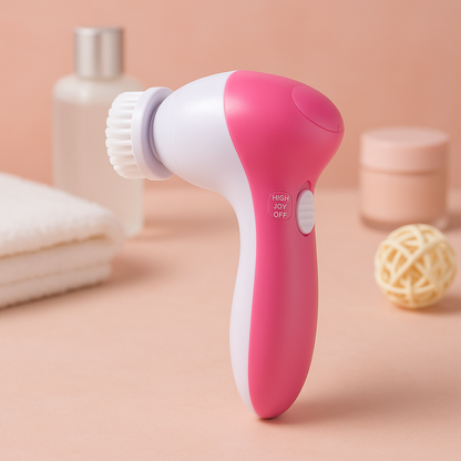 Ensemble de brosses nettoyantes électriques 5 en 1 pour le visage