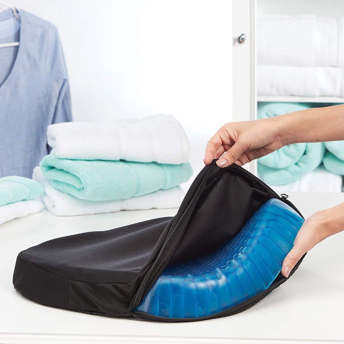 Coussin de siège en silicone – Soulagement de la pression