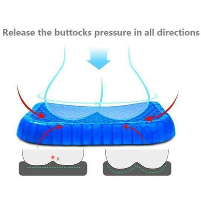 Coussin de siège en silicone – Soulagement de la pression